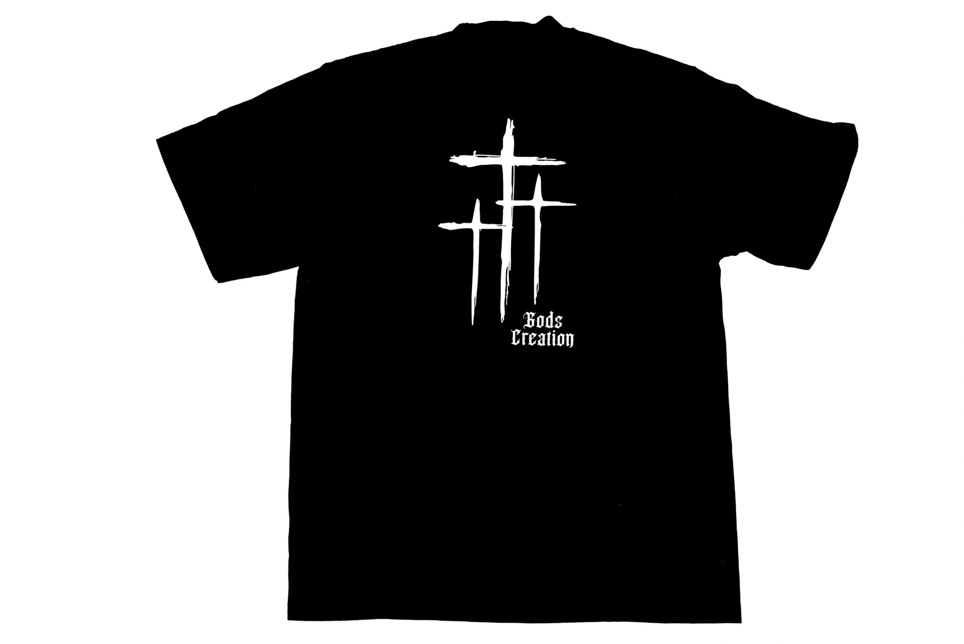 Triple Cross Black Tee