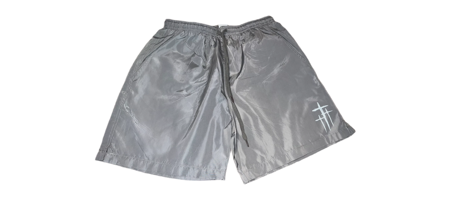 Reflective Windbreaker Shorts